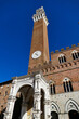 La tour du Palazzo Pubblico sur la Plazza des Campo à Sienne