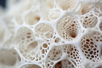 Wall Mural - close up of a 3d printed seashell