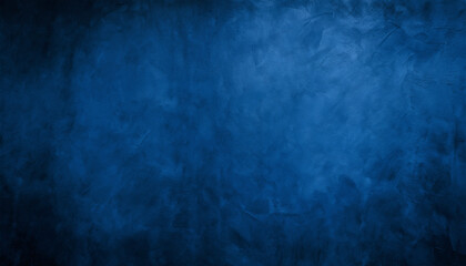 Poster - A blue texture background, blue plaster wall, with light spots of light, as a background, template, banner or page.