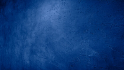 Poster - A blue texture background, blue plaster wall, with light spots of light, as a background, template, banner or page.