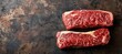 Premium asian sliced raw wagyu beef selection for barbecue   chinese, japanese, korean cuts