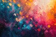Colorful Pixelated Abstract Background