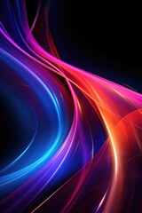 Wall Mural - Abstract Background with Colorful Light Streaks