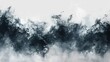 Abstract black and white hand drawn background. Smoke art watercolor
