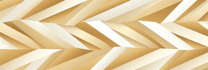 Wall Mural - Elegant Gold Geometric Lines on White Background