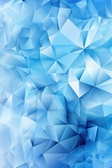 Wall Mural - Geometric Low Poly Blue Texture Design Background