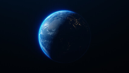 Wall Mural - planet earth from outer space.
