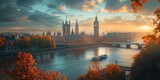 Fototapeta Londyn - View of London City