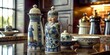 pepper mill and salt mill, made of special materials, noble and artistically painted 