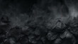 Smoldering charcoal briquettes background image
