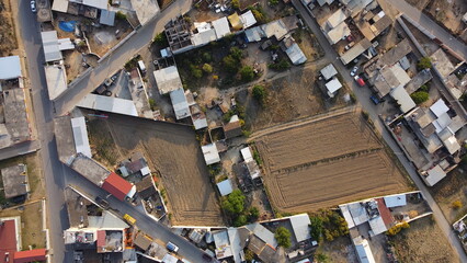 Wall Mural - DRONE PHOTOGRAPHY IN San Miguel Tenextatiloyan PUEBLA MEXICO