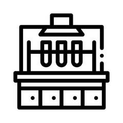 Poster - fume hood line icon