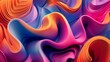 Colorful abstract shapes and lines forming intricate 3D pattern, modern background