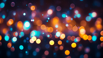 Natural bokeh and golden bokeh lights background