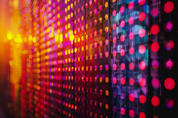 digital matrix data waveform on music dynamic wave abstract concept.