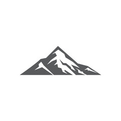 Canvas Print - mountain logo icon vector