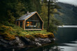 Sublime Isolation: A Quaint Fjord Cabin Amidst Norway's Pristine Nature
