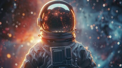 Modern astronauts explore galaxies, planets, and the universe in 3D.