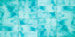 Blue ceramic tile background. Old vintage ceramic tiles in green to decorate the kitchen or bathroom 