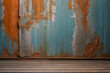 wall backdrop texture galvanized sheet blue old retro blue