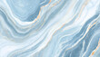 Tekstura marmur biało błękitna, dekoracja tło generative ai