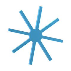 Poster - 3D Asterisk
