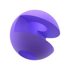 Poster - 3D Pattern Sphere