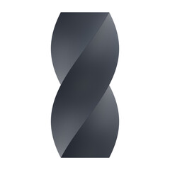 Poster - 3D twisted rectangle