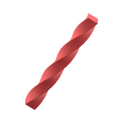 Poster - 3d Twisted rectangular pipe object