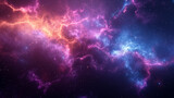 Fototapeta  - 青と紫の宇宙