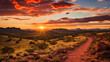Frontier Firefall: Arizona Sunset Ignites the Untamed Landscape