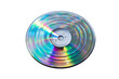 Compact Disc Isolated on Transparent Background.