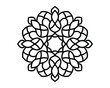 simple and attractive mandala art for mehendi and tattoo design