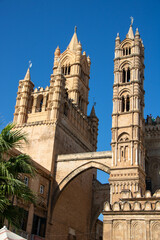 Sticker - the cathedral of Palermo, in Sicily