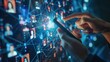 © laliz - Connected Engaging with a Digital Community on Smartphone Avatars and Comments