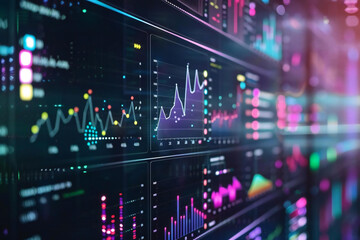 Poster - Financial Data Analytics Dashboard for Analytic Performance Screen