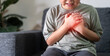© Art_Photo - Asian boy with chest pain suffering from heart attack, health and medical, heart health, heart attack, world heart day, cardiovascular disease.insurance and hospital concept