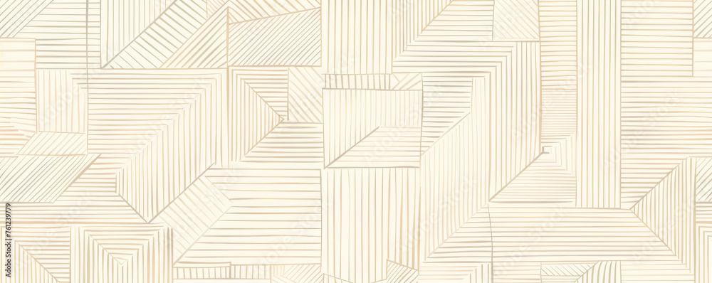 An intricate pattern of lines dances across the wall, creating a ...