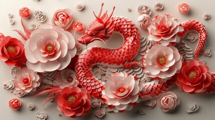 Sticker - This is the snake zodiac sign for the Chinese new year 2025