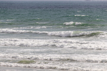 waves on the beach