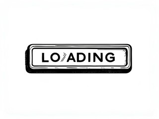 Aufkleber - loading bar isolated on white background 