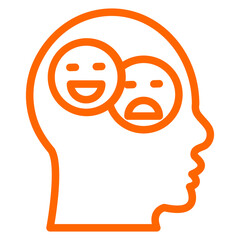 Poster - Bipolar Emotion Icon Style