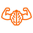 Brain Power Icon Style
