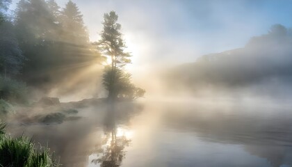  misty morning on the river