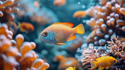 yellow tang fish