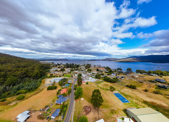 Canvas Print - Dover in Huon Valley Tasmania Australia