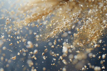 Canvas Print - A bunch of bubbles floating in the air. Suitable for various projects