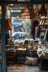 Aufkleber - A store with a wide variety of items on display. Great for showcasing retail products