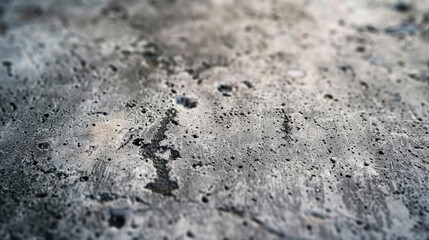 Poster - Detailed view of a cement surface with small holes. Suitable for backgrounds and textures