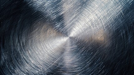 Canvas Print - Close up of a metal plate with a circular design, suitable for industrial concepts